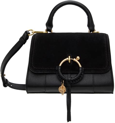 Black Joan Flap Bag By See By Chloé On Sale