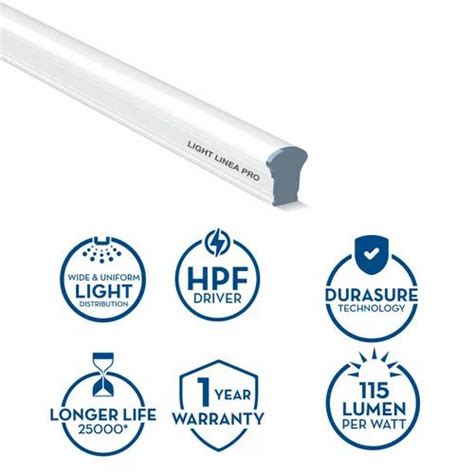 Crompton 20W Batten Light Linea Pro 4Ft Crompton LED Tube Light