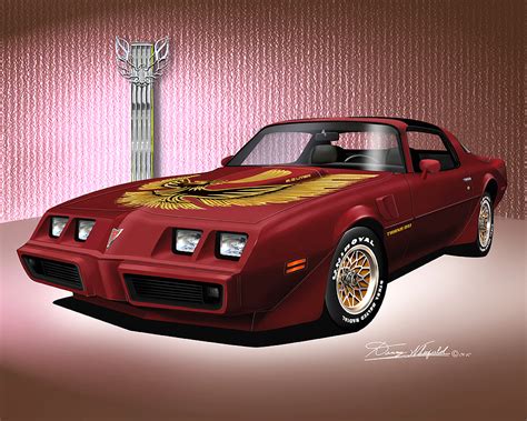 1972 1981 Firebird Trans Am Fine Art Prints By Artist Danny Whitfield