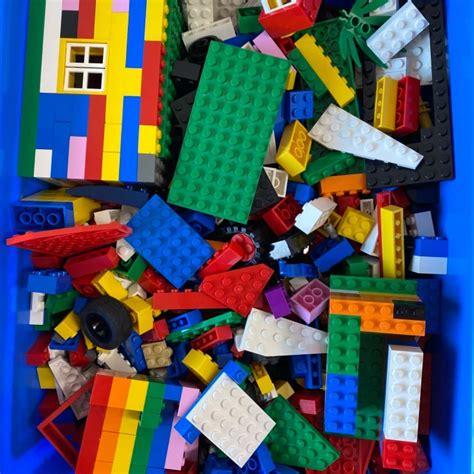 44kg Assorted Lego Bricks In Storage Boxs