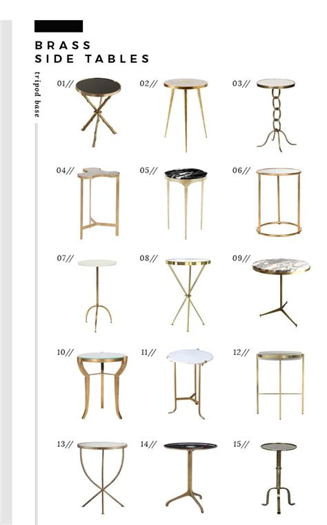 The Best Brass Side Tables Of Every Style And Price Artofit