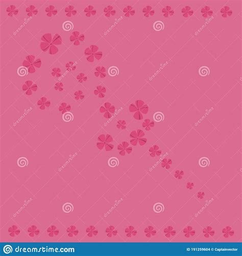 Flower Wallpaper Vector Illustration Decorative Design Stock Vector