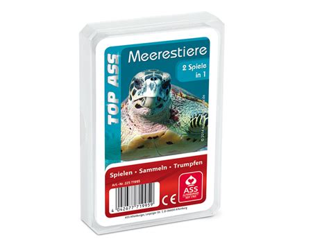 Quartett Top Ass Meerestiere Altenburger Spielkartenladen