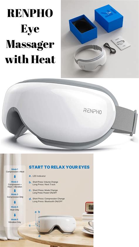 Renpho Eyeris Fsa Hsa Eligible Eye Massager Eye Mask With Heat