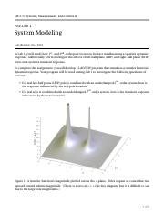 Prelab 1 Pdf ME 375 Systems Measurement And Control II PRELAB 1