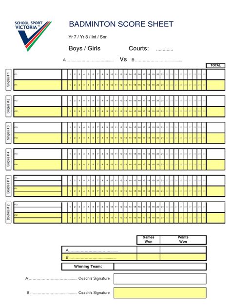 Badminton Score Homecare24