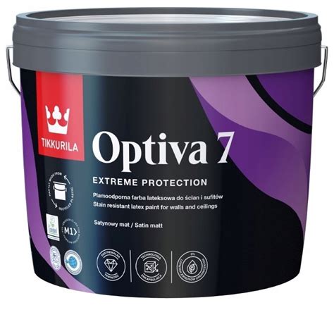 Tikkurila Optiva Satin Matt 7 9l BAZA A 5902829029628 Cena