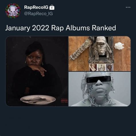 Create A January Rap Albums Tier List Tiermaker