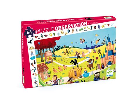 Djeco Puzzles observation Contes 54 pièces