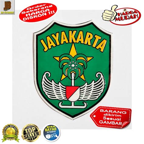 Jual Stiker Jayakarta Perisai Timbul Stiker Mobil Motor Jayakarta