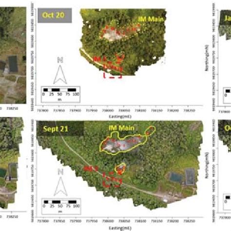 idung mancung thermal area  repeat aerial photograph