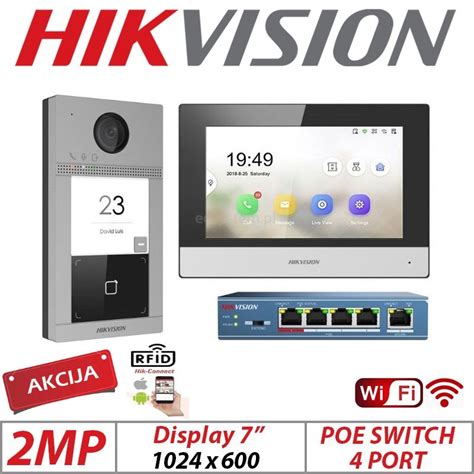HIKVISION IP Portafon – Komplet za jedan stan – Alarmpoint