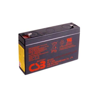 CSB GP672 Batteria Ermetica Al Piombo 6V 7 2Ah