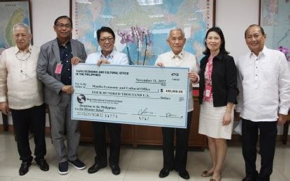 Taiwan Donates P M To Paeng Hit Ph Philippine News Agency