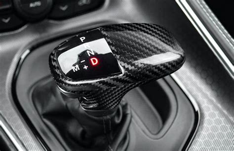 Dodge Challenger/Charger (2015-2022) Carbon Fiber Gear Shift Knob Cove ...