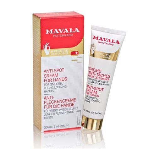 Mavala Anti-Spot Hand Cream 30ml - Buy Online in Australia - Chemist Direct