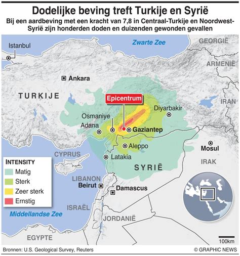 Zware aardbeving treft Turkije en Syrië Dagblad Suriname