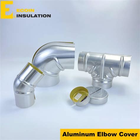 Thermal Insulation Aluminium Jacketing Elbows China Aluminum 2 Half Pressed Elbow Insulation