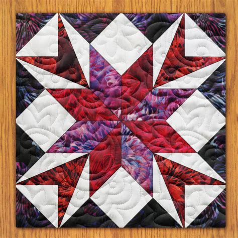 Stunning Stars Quilt Block PDF Pattern With Video Tutorial 6, 8, 10, 12 ...