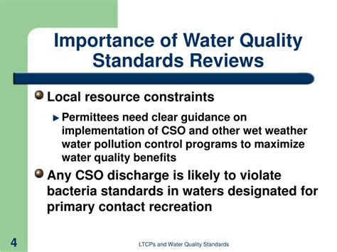 Ppt Ltcps And Water Quality Standards Powerpoint Presentation Free