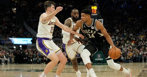 Los Angeles Lakers Vs Milwaukee Bucks Preview 2023 24 Nba Regular