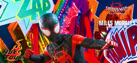 Hot Toys Spider Man Into The Spider Verse 1 6th Scale Miles Morales Collectible Figure