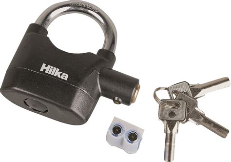 Hilka Tools 71855070 70mm High Security Alarm Padlock Black Amazon