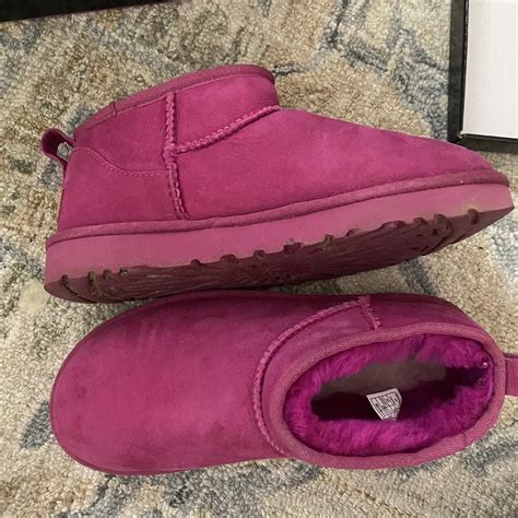 Mini Hot Pink Uggs Size Barely Worn Too Small Depop