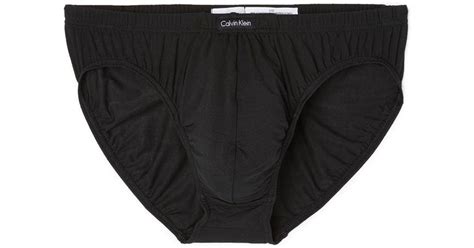 Calvin Klein Synthetic Body Modal Bikini Briefs In Black For Men Lyst