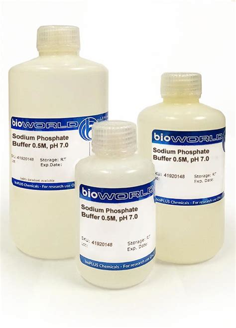 Sodium Phosphate Buffer 0.5M, pH 7.0 250 mL - 41920148-2 | Buffers ...