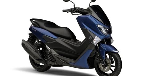 Matte Blue Yamaha Nmax Cc Maxi Scooter Launched In Japan