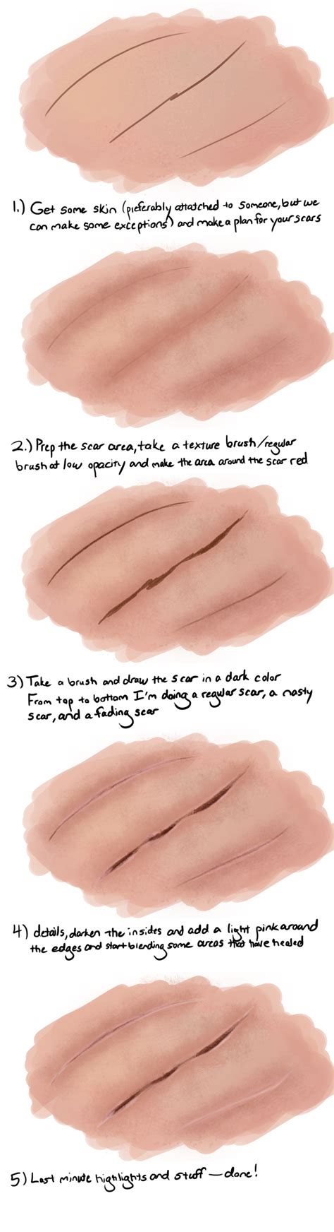 How To Draw Scars Howtoni