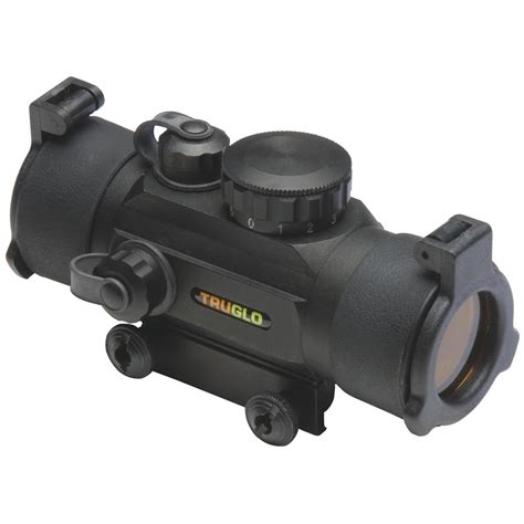 Truglo® Multi Reticle Dual Color Red Dot Sight 25 Mm Black 150922 Red Dot Sights At