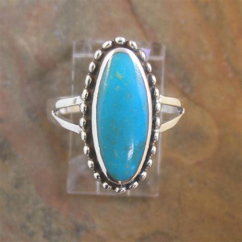 20 5mm Sterling Silver Turquoise Ring Transglobal Trading Australian