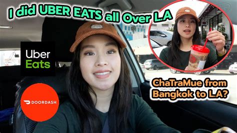 I Did Uber Eats All Over Los Angeles Door Dash Ride Along Walmart