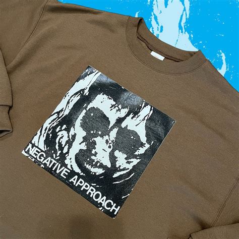 Negative Approach Hardcore Punk Band Sweatshirt Etsy