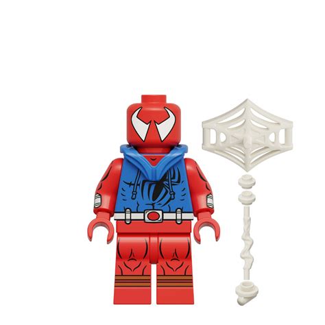 Scarlet Spider Minifigures Compatible Lego Spider Man Across The Spider