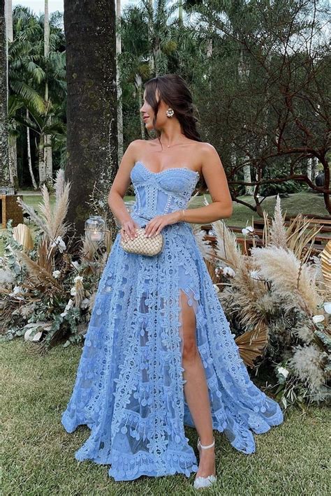 Vestido Longo Azul Serenity Fotos Modelos E Tendências Para Madrinha De Casamento 2021