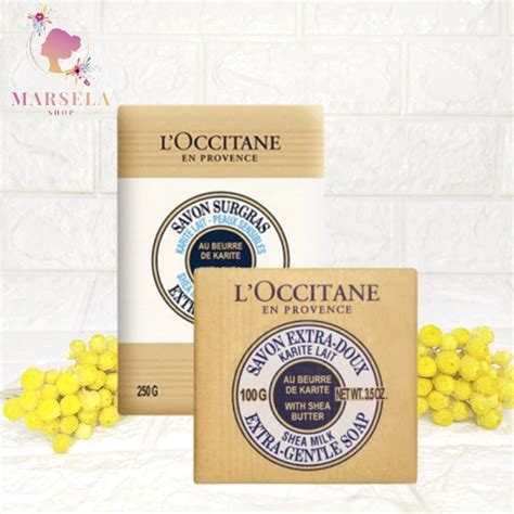 Jual Loccitane Soap Bar Milk Lavender Verbenashea Butter 100g250g Shopee Indonesia