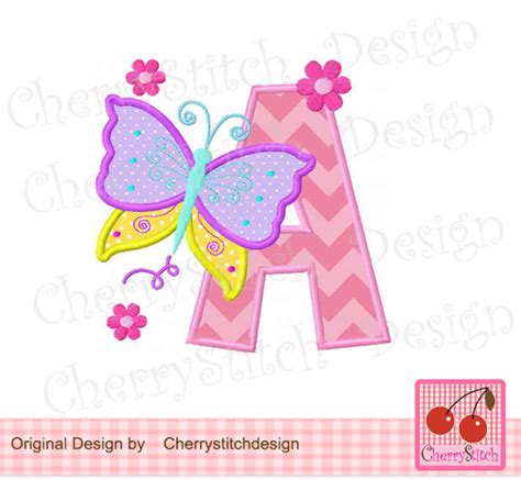 Butterfly Alphabet Butterfly Monogram Butterfly Letters Set Etsy
