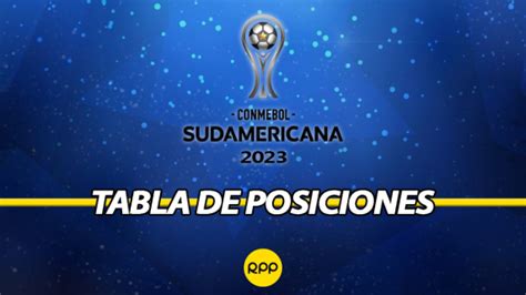 Copa Sudamericana 2023 En Vivo Así Marcha La Tabla De Posiciones