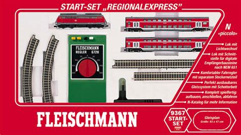 Fleischmann Start Set Regional Express Startpackungen N Modellbahn