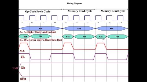 Timing Diagram Of 8085 YouTube