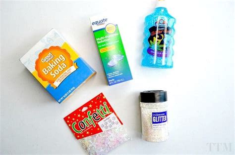 Basic Slime Ingredients - 3 Ingredient Slime Recipe No Borax