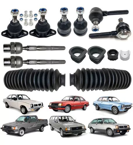 Kit Pivô Terminal Axial Bucha Tucho Chevette Chevy Marajó