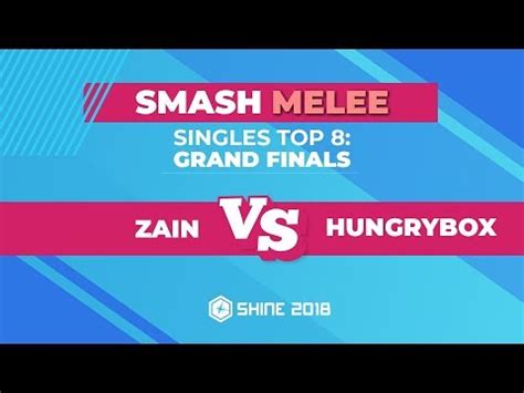 Zain Vs Hungrybox Melee Singles Top Grand Finals Shine