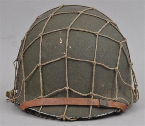 Cs Militaria Ww2 Us M1 Fixed Bales Helmet With Camouflage Net Classic D Day