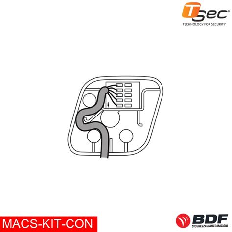 KIT CONNESSIONE CATENE SENSORI TSEC BDF Sicurezza Latina S R L