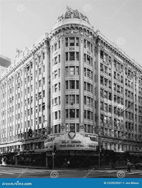 Historic Architecture in Downtown Los Angeles, California Editorial