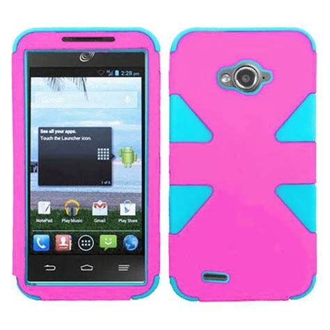 Phone Case For Straight Talk Zte Savvy Tri Layered Rib Hard Cover Ebay